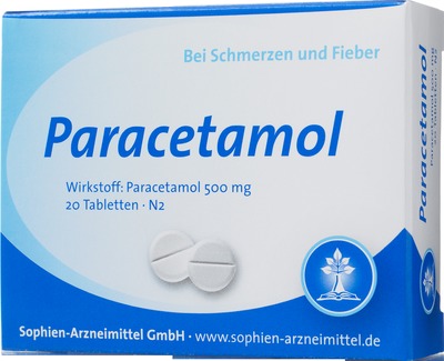 Paracetamol 500 Sophien 20 St Tabletten