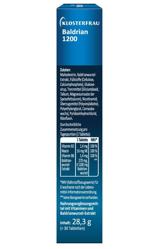 KLOSTERFRAU Baldrian 1200 30 St Tabletten