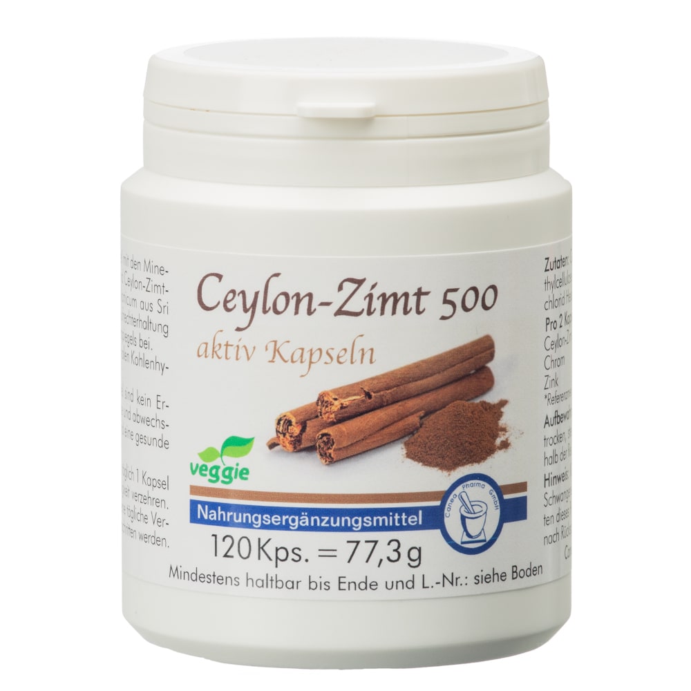 Ceylon-zimt 500 Aktiv Kapseln 120 St Kapseln