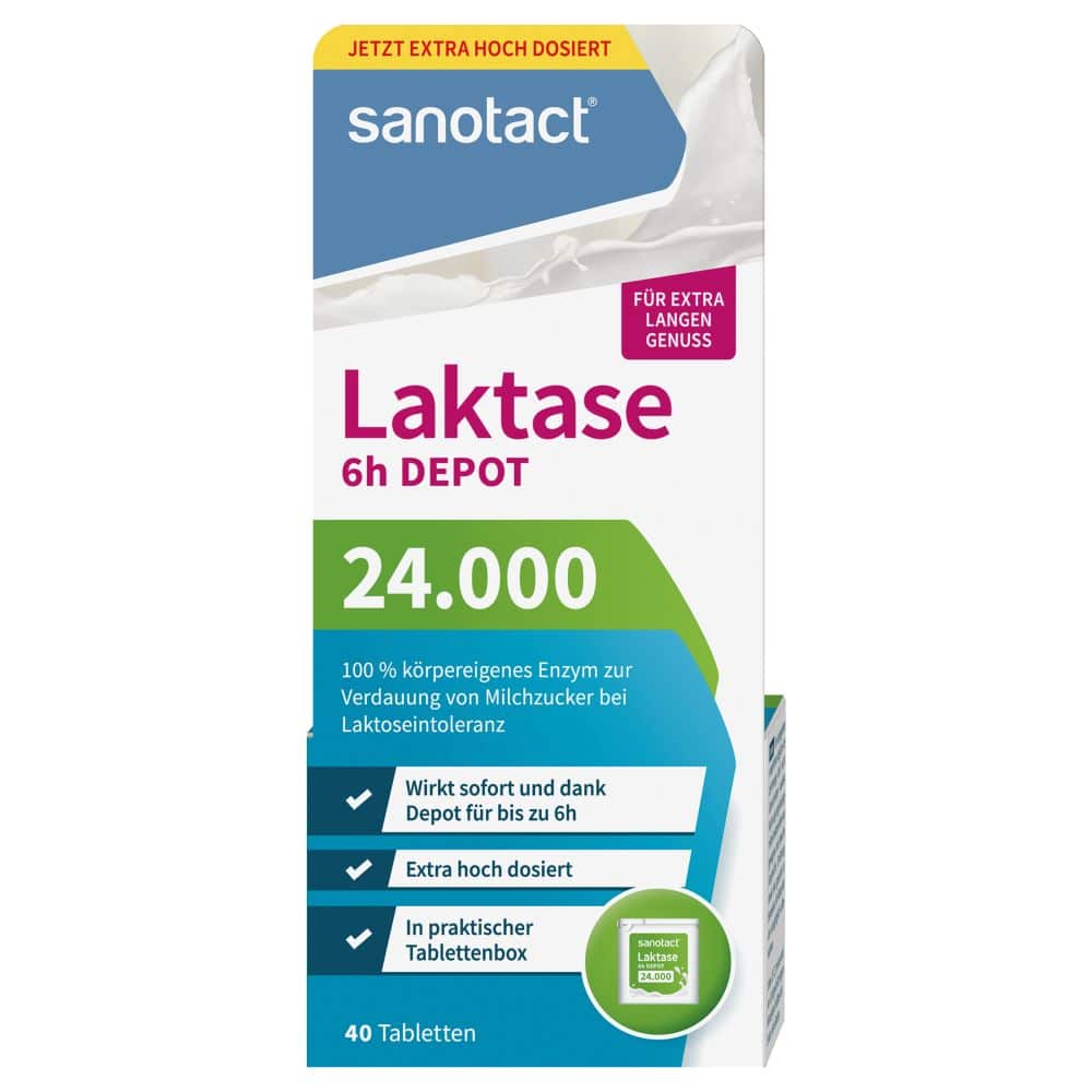 sanotact Laktase 6h DEPOT 24.000 40 St Tabletten