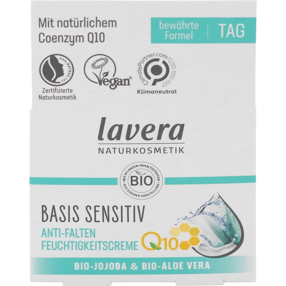 lavera BASIS SENSITIV ANTI-FALTEN FEUCHTIGKEITSCREME Q10 50 ml Tagescreme