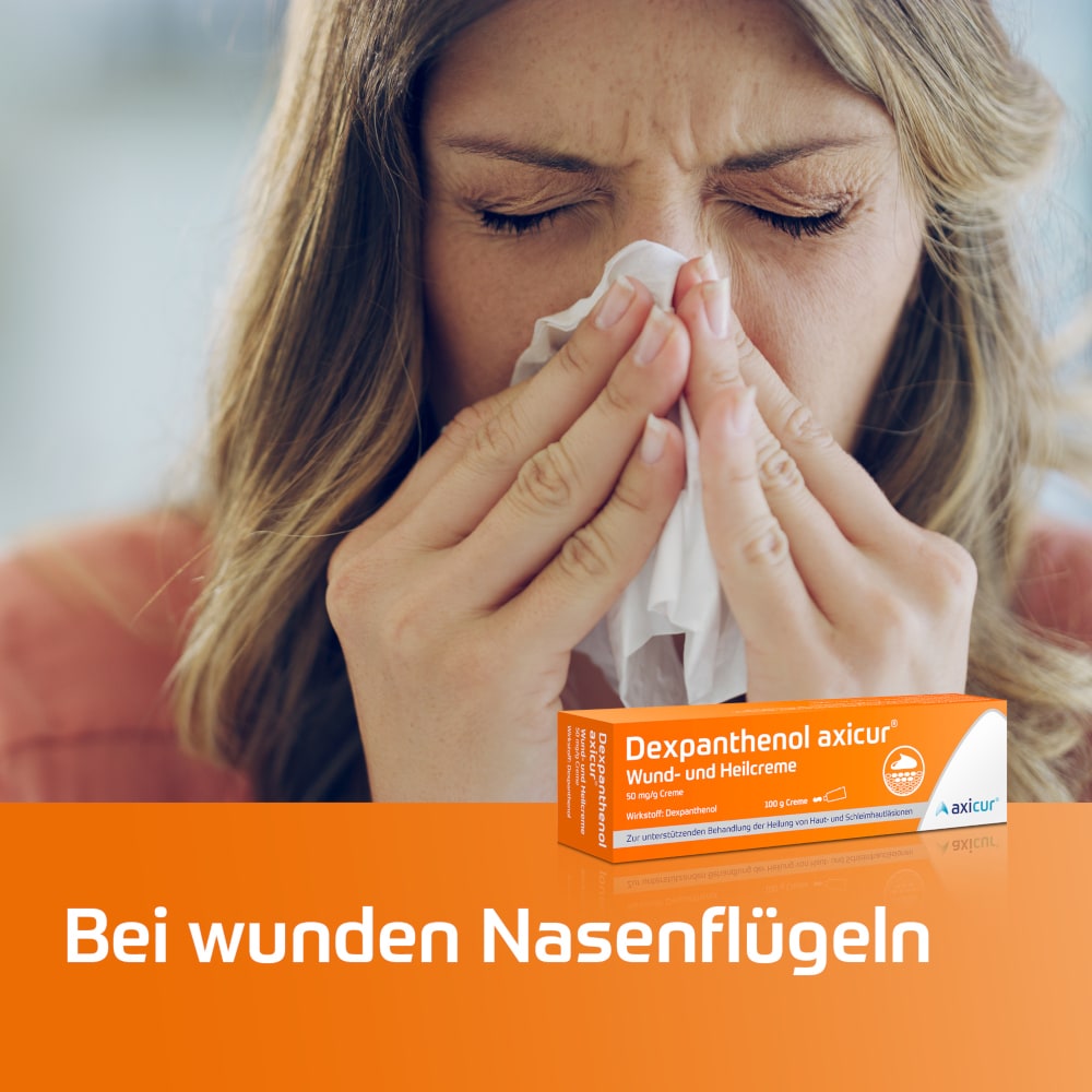 Dexpanthenol axicur Wund- und Heilcreme 50 mg/g  20 g Creme