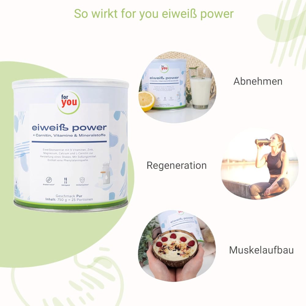 for you eiweiß power pur 750 g Pulver