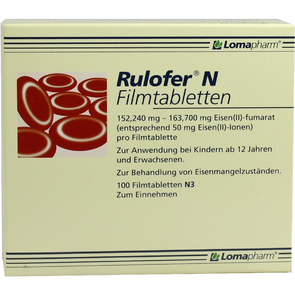 Rulofer N 100 St Filmtabletten