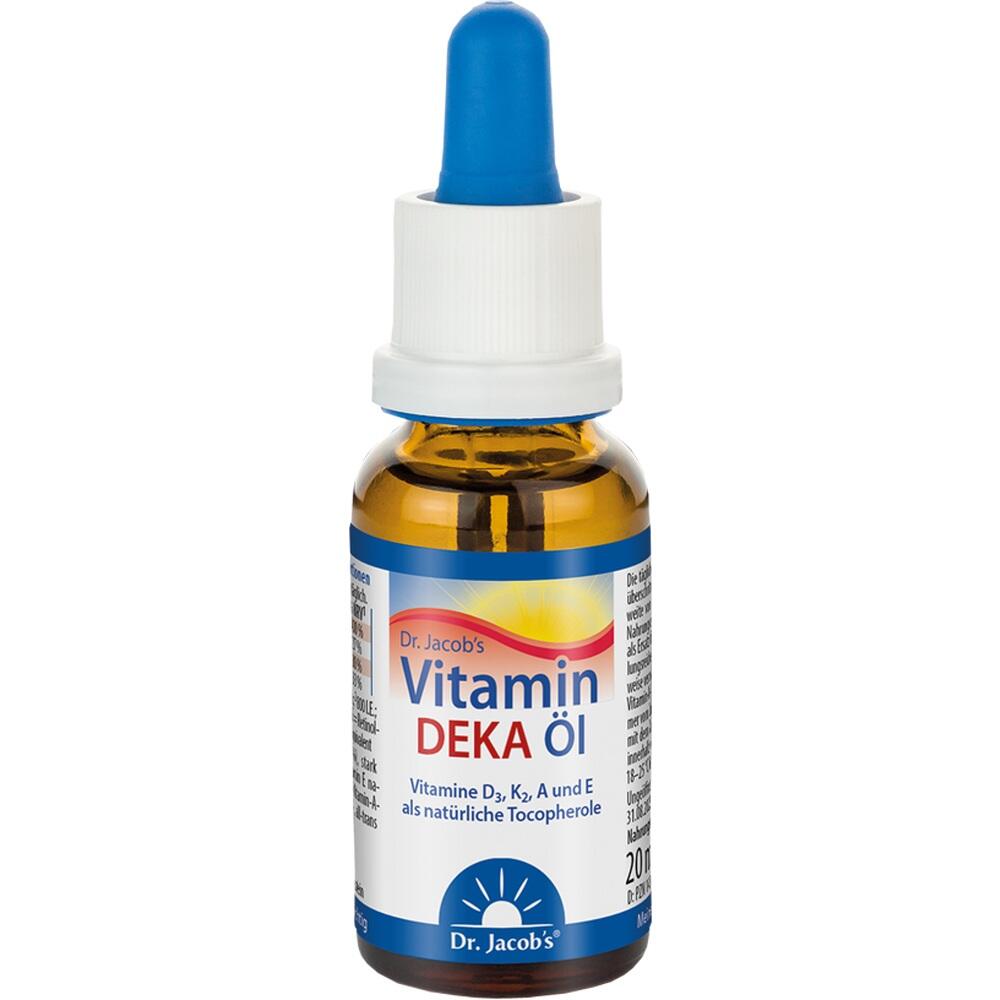 Dr. Jacob's DEKA Öl 800 IE Vitamin D3+K2+A+E