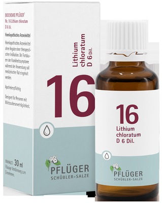 Schüßler-Salz Nr. 16 Lithium chloratum D6 30 ml Tropfen