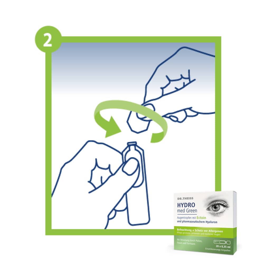 DR.THEISS HYDRO med Green 20X0.35 ml Augentropfen
