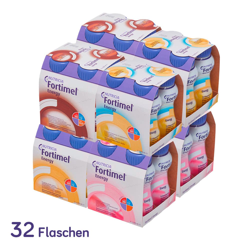 Fortimel Energy Trinknahrung Mischkarton 8X4X200 ml Flüssigkeit Fortimel Energy Trinknahrung Mischkarton 8X4X200 ml Flüssigkeit