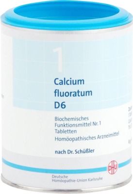 DHU Schüssler-Salz Nr. 1 Calcium fluoratum D 6  1000 St Tabletten
