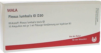 Plexus lumbalis Gl D30 Ampullen 10X1 ml Ampullen