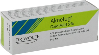 Aknefug Oxid Mild 5% Gel 50 g Gel