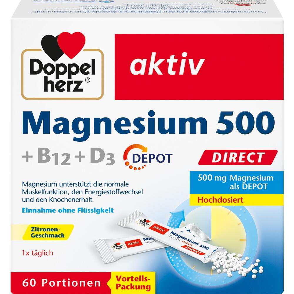 Doppelherz aktiv Magnesium 500 60 St Pellets