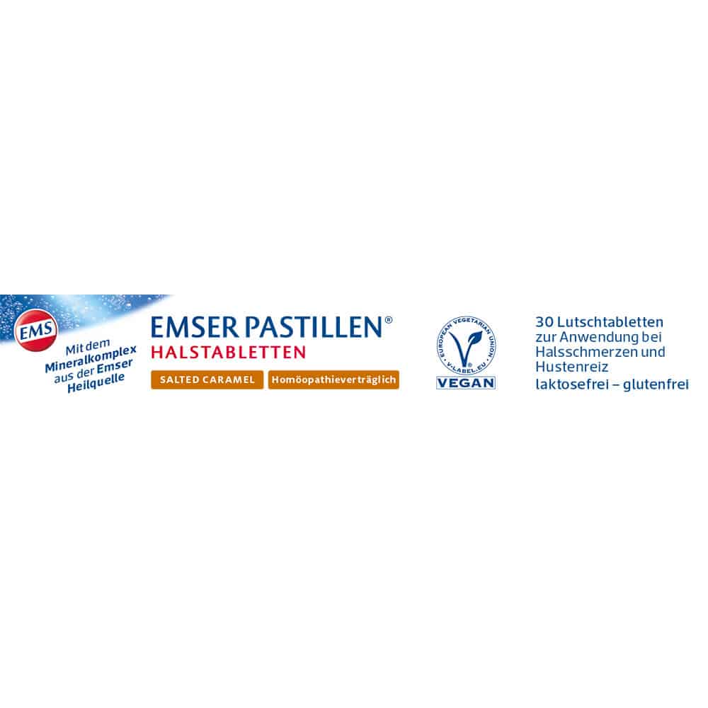EMSER PASTILLEN SALTED CARAMELL 30 St Lutschpastillen
