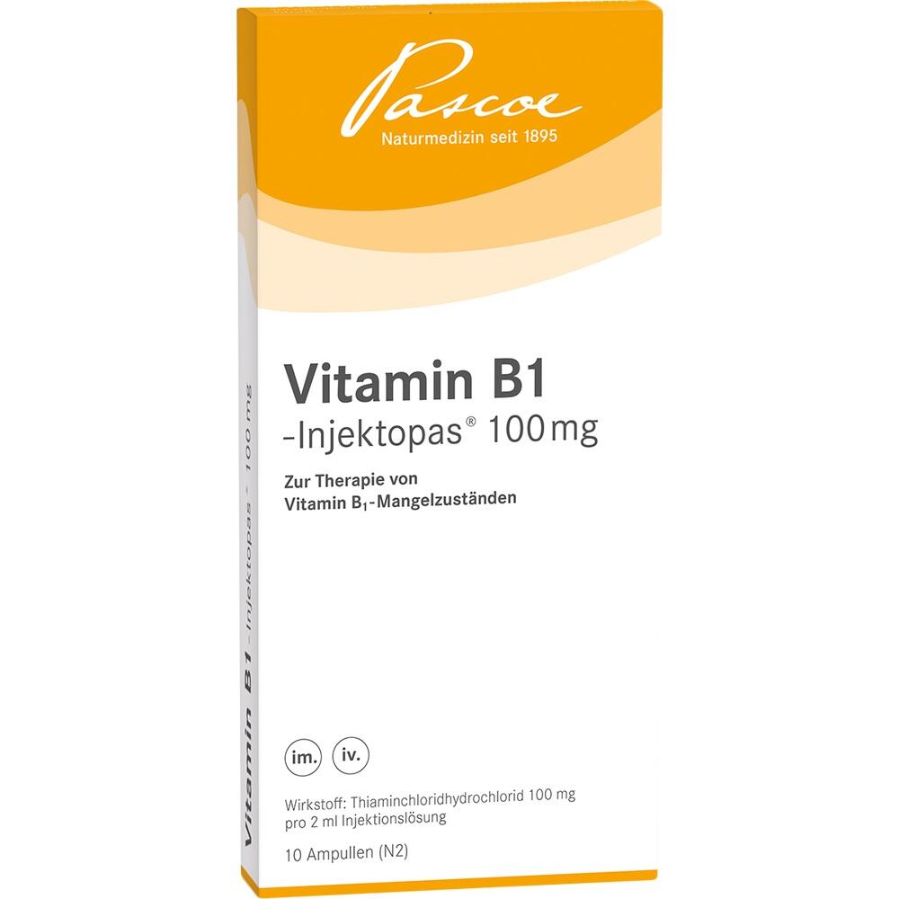 VITAMIN B1 Injektopas 100 mg Injektionslösung 10X2 ml Injektionslösung