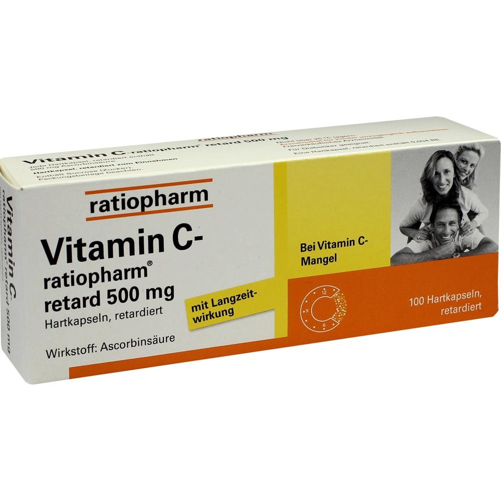 Vitamin C-ratiopharm retard 100 St Retard-Kapseln