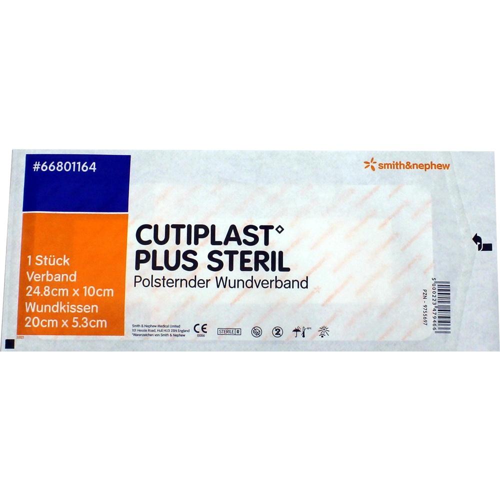 CUTIPLAST Plus steril 10x24,8 cm Verband 1 St Verband 1 St