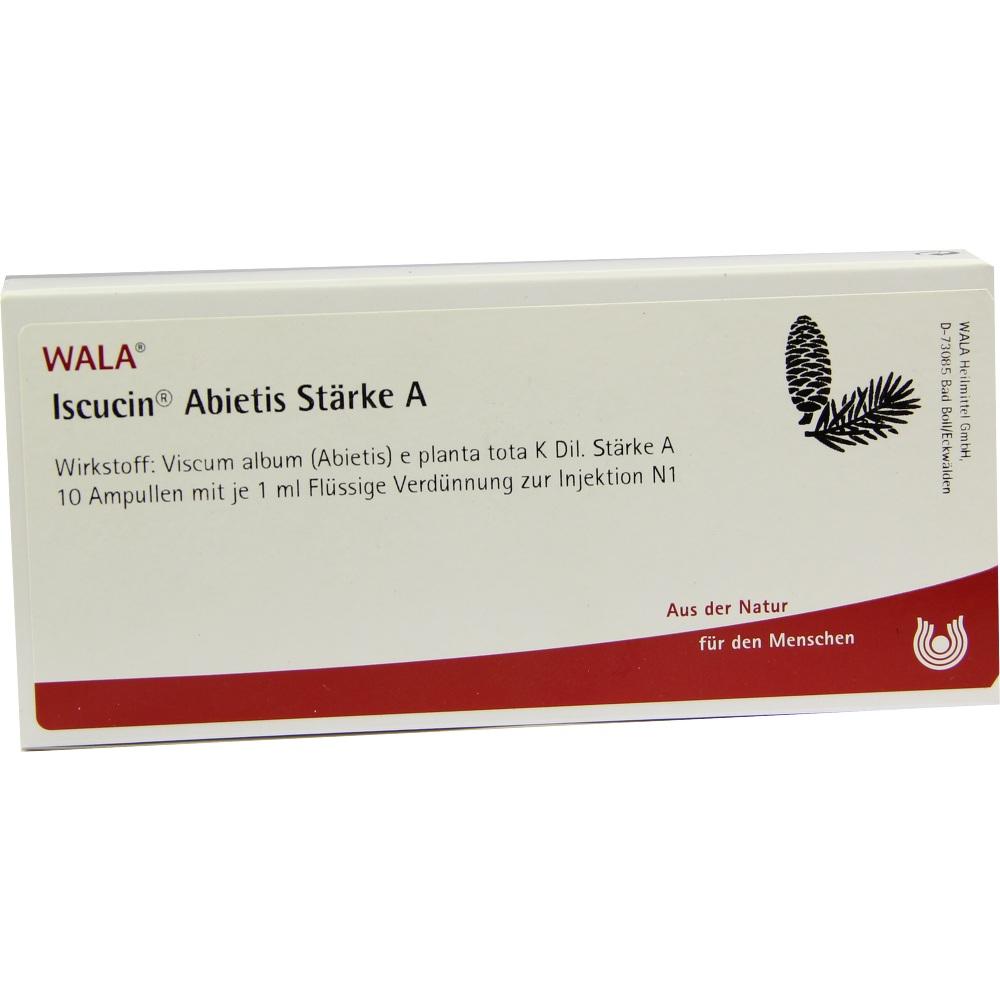 Iscucin Abietis Stärke A Ampullen 10X1 ml Ampullen