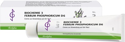 BIOCHEMIE 3 Ferrum phosphoricum D 6 Creme 100 ml Creme