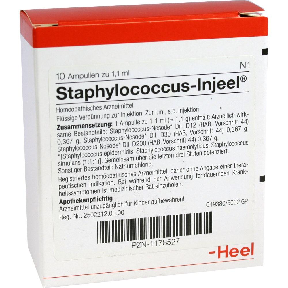 STAPHYLOCOCCUS INJEEL Ampullen 10 St Ampullen