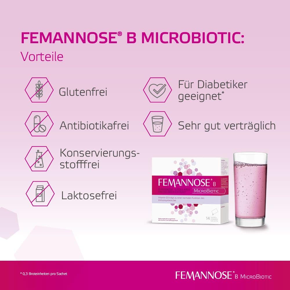 FEMANNOSE B MICROBIOTIC 14 St Granulat