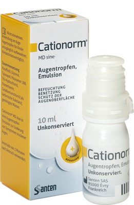CATIONORM MD sine Augentropfen 10 ml Augentropfen