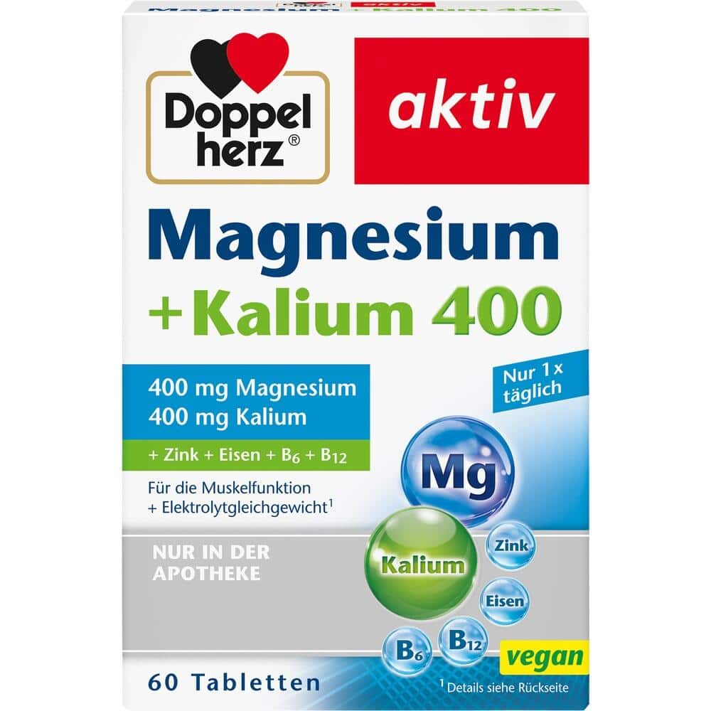 Doppelherz aktiv Magnesium + Kalium 400 60 St Tabletten