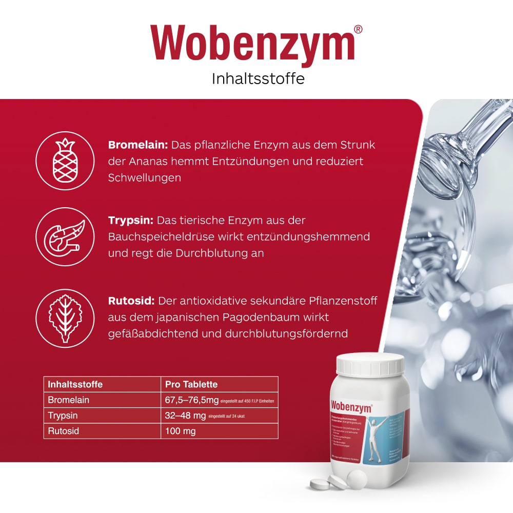 Wobenzym 800 St Tabletten magensaftresistent