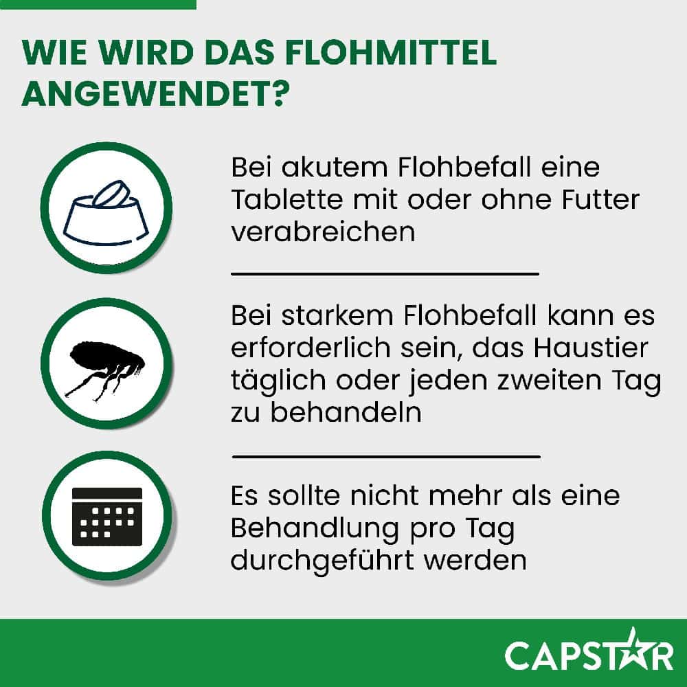 CAPSTAR 57 mg  für große Hunde 6 St Tabletten