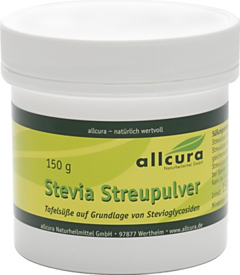 allcura Stevia Streupulver 150 g Pulver