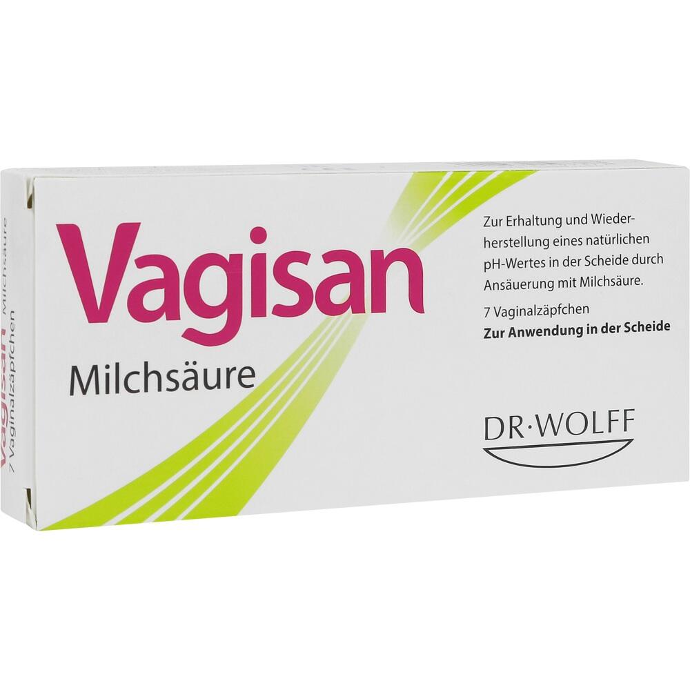Vagisan Milchsäure - Vaginalzäpfchen 7 St Vaginalsuppositorien