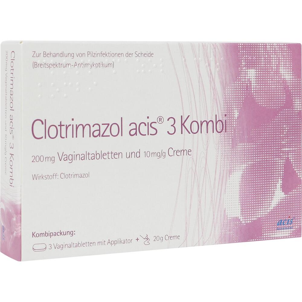 Clotrimazol acis 3 Kombi 1 St Kombipackung