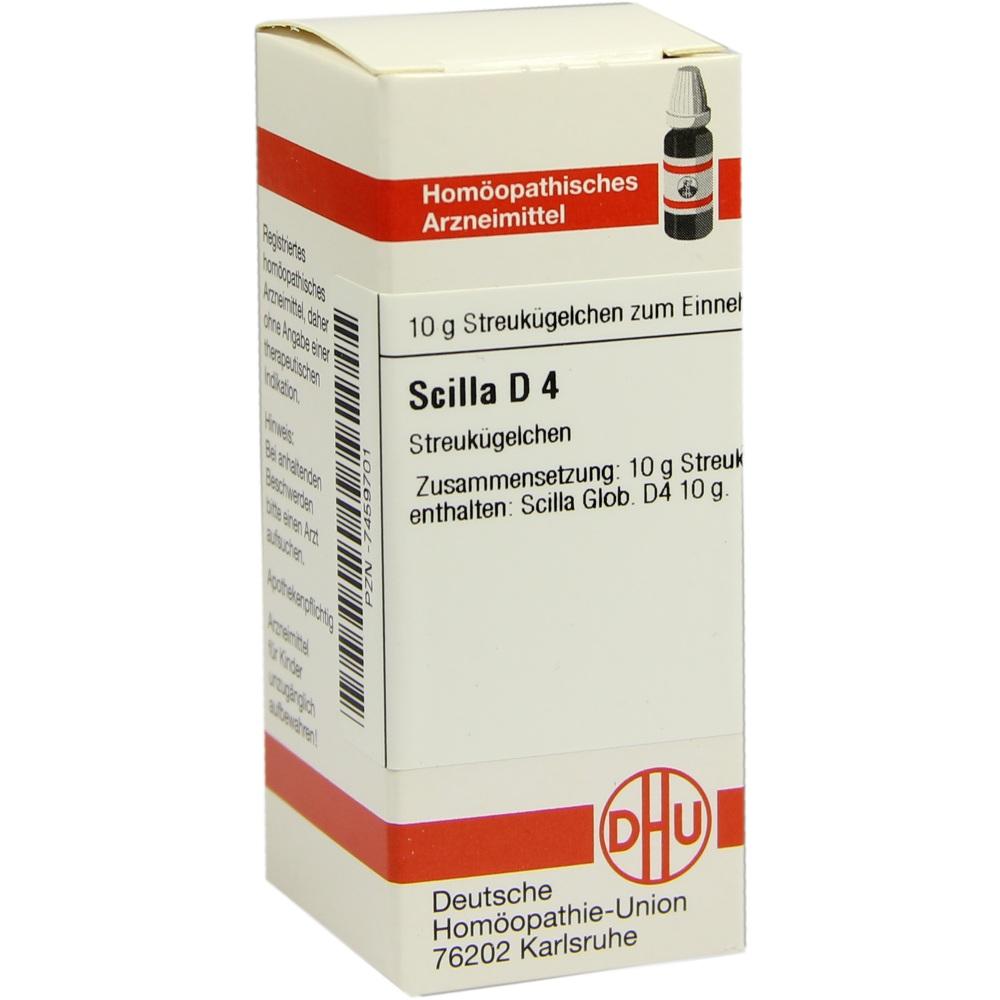 SCILLA D 4 Globuli 10 g Globuli