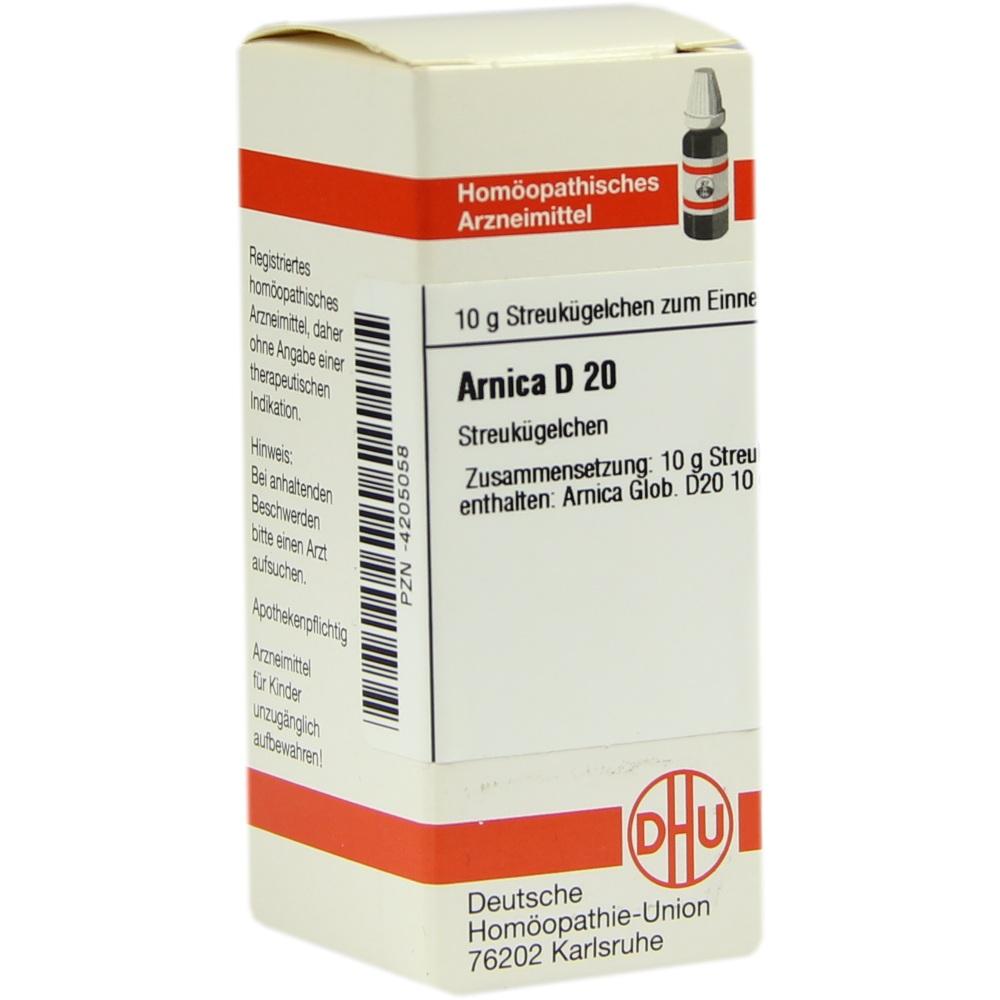 ARNICA D 20 Globuli 10 g Globuli