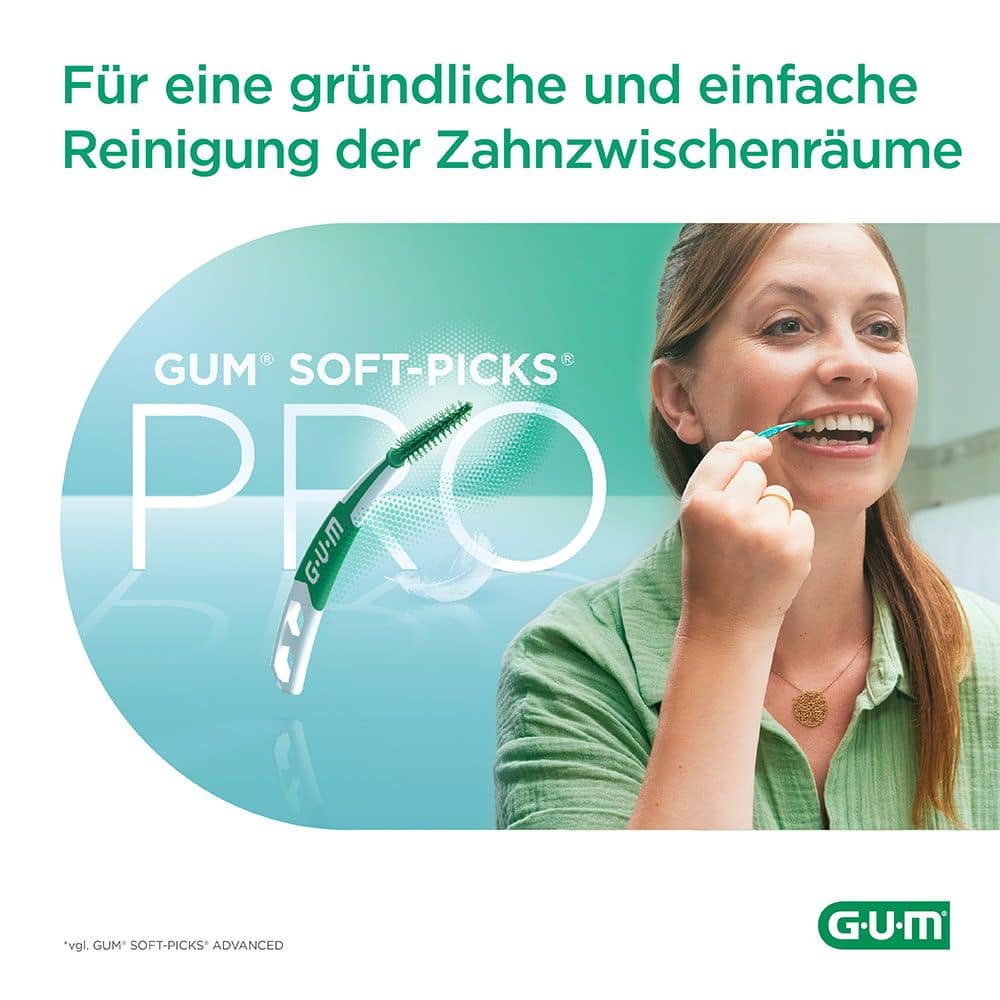 GUM SOFT-PICKS PRO Interdentalbüsten Small 30 St Zahnbürste