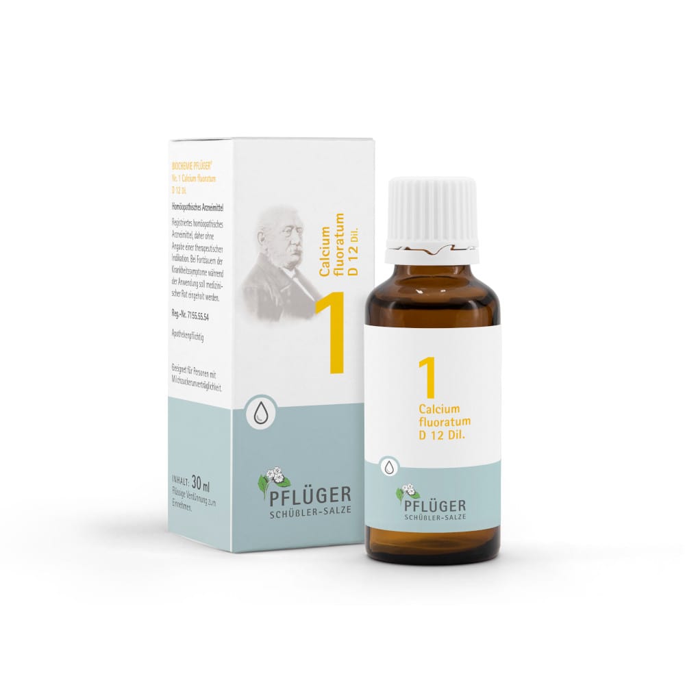 Schüßler-Salz Nr. 1 Calcium fluoratum D12 30 ml Tropfen