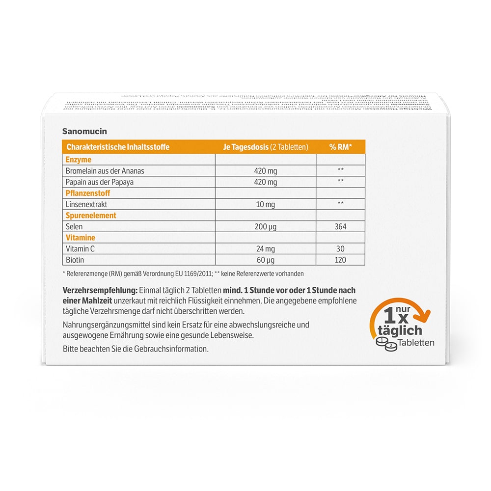 Sanomucin 60 St Filmtabletten magensaftresistent
