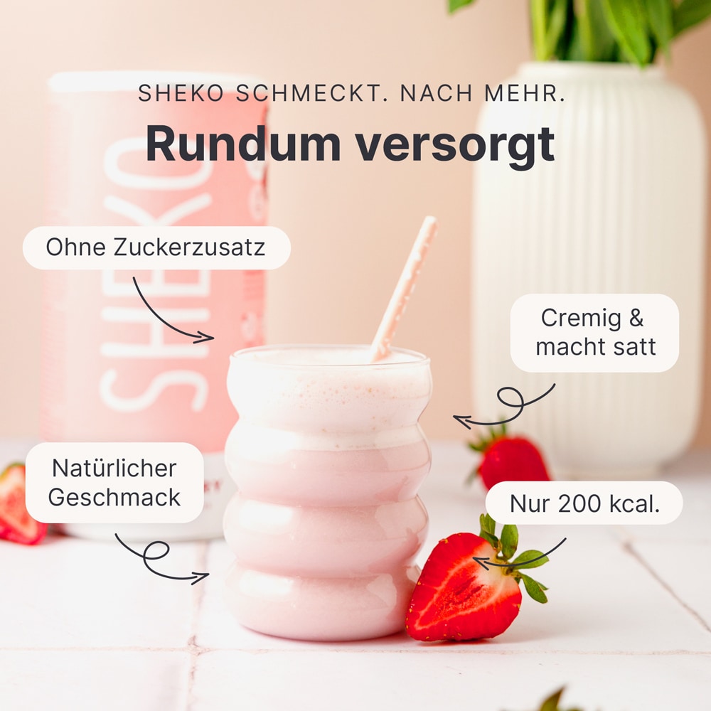 SHEKO STRAWBERRY 450 g Pulver
