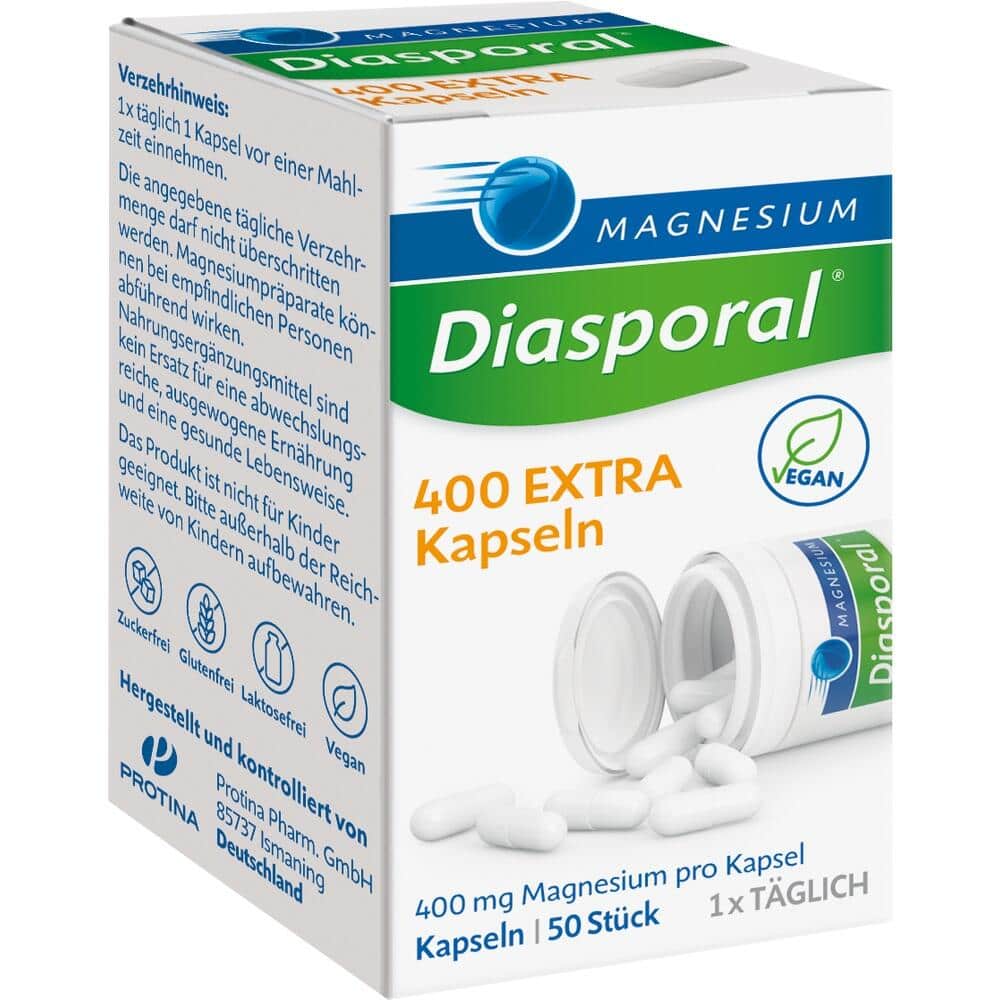 MAGNESIUM Diasporal 400 EXTRA Kapseln 50 St Kapseln