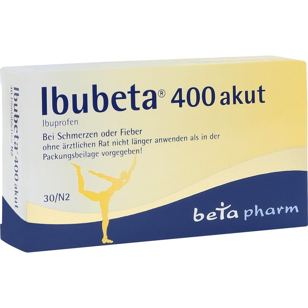 Ibubeta 400 akut 30 St Filmtabletten