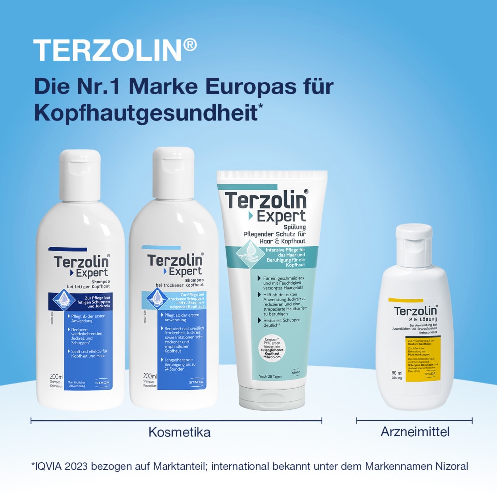 Terzolin Expert Schuppen-Shampoo bei trockener Kopfhaut 200 ml Shampoo