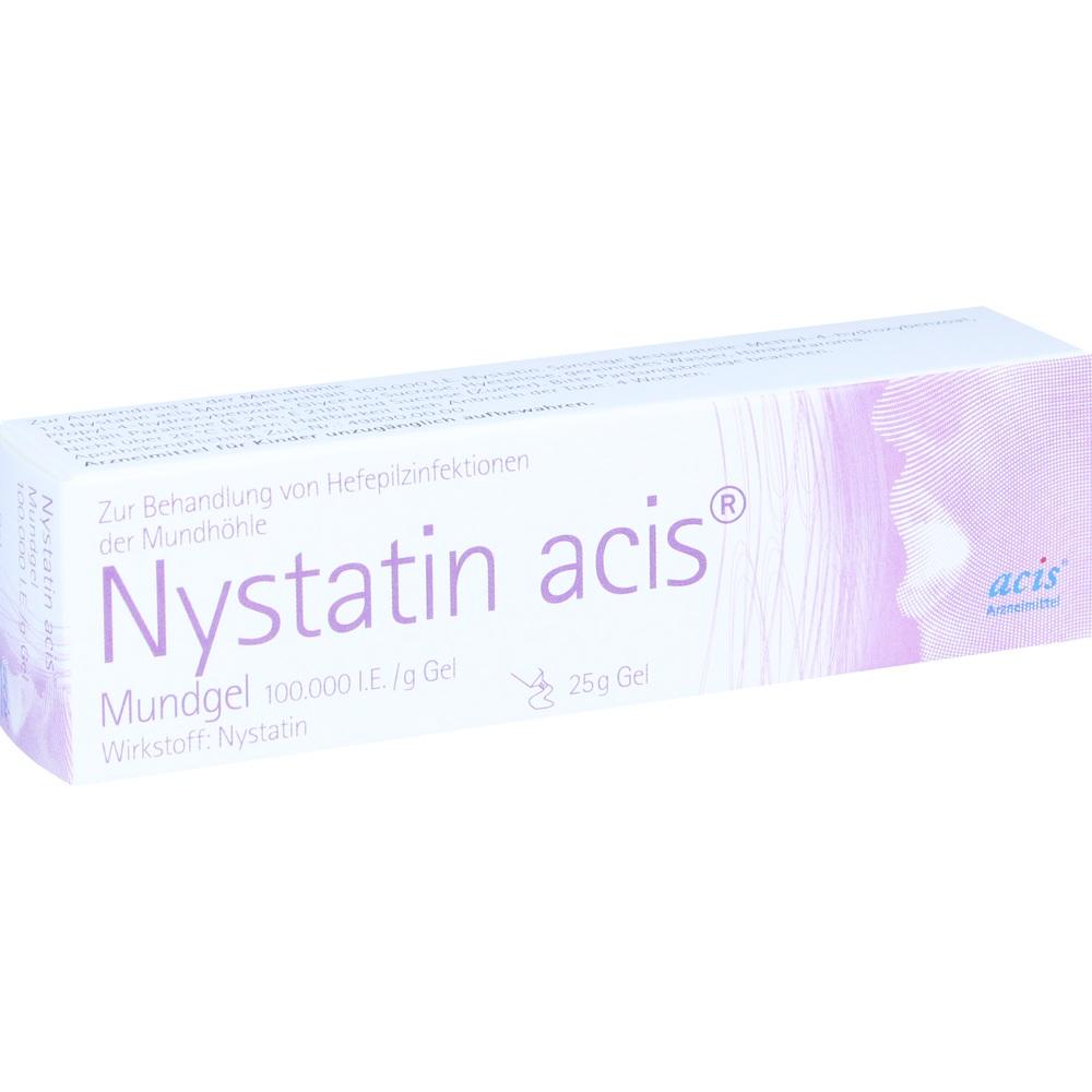 Nystatin acis Mundgel 25 g Gel