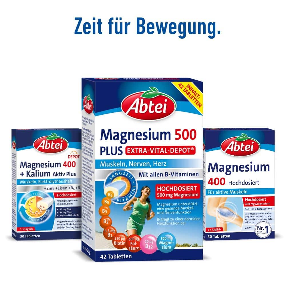 Abtei Magnesium 500 PLUS EXTRA-VITAL-DEPOT 42 St Tabletten