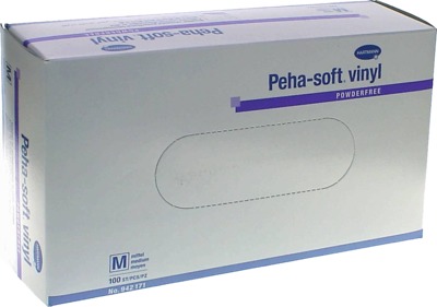 Peha-soft vinyl Untersuchungshandschuhe unsteril POWDERFREE M 100 St Handschuhe