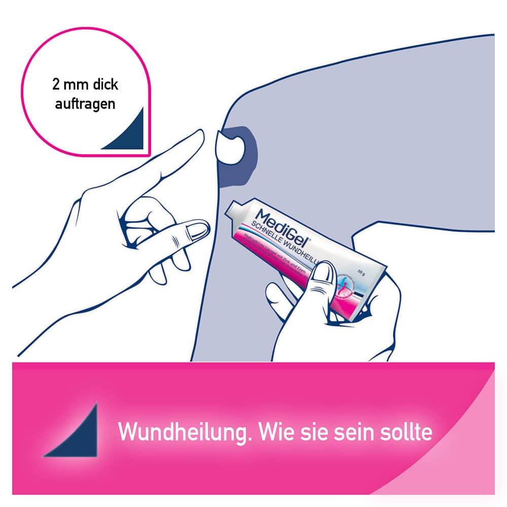 MediGel SCHNELLE WUNDHEILUNG 50 g Gel MediGel SCHNELLE WUNDHEILUNG 50 g Gel