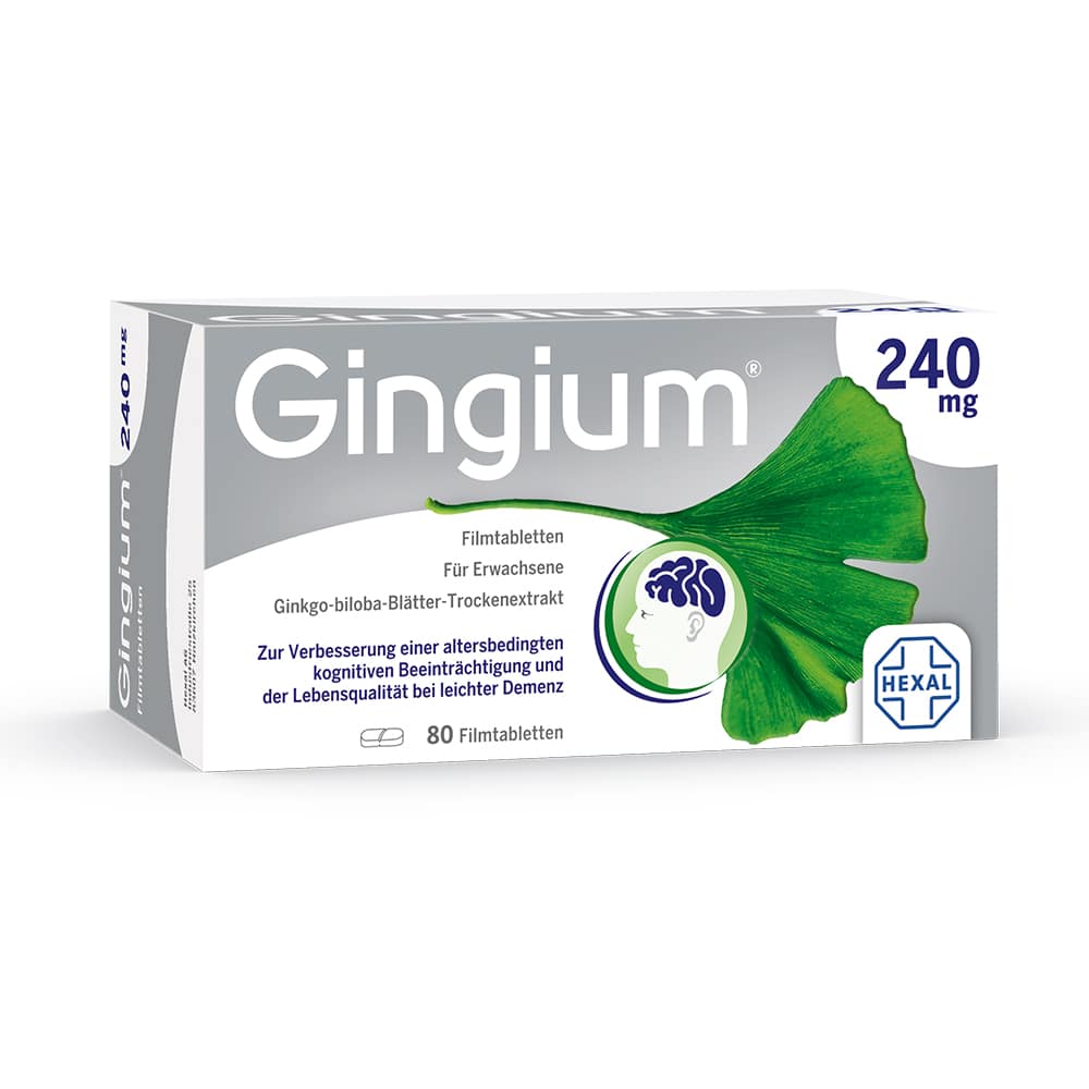 Gingium 240 mg  80 St Filmtabletten