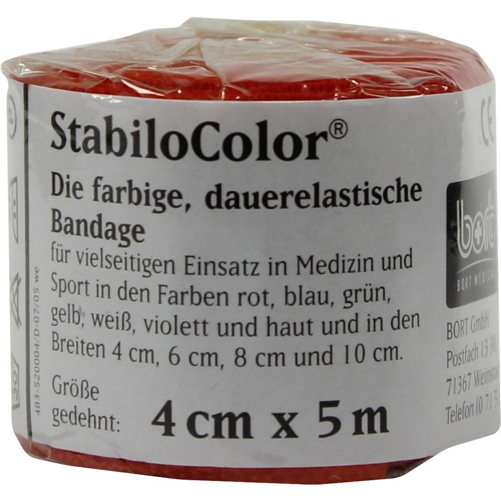 BORT StabiloColor Binde 4cm rot 1 St Binden