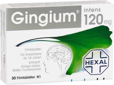 Gingium intens 120mg 30 St Filmtabletten