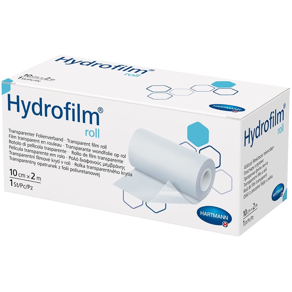 Hydrofilm roll transparenter Folienverband 10cm x 2m 1 St Verband