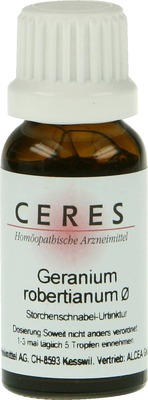 CERES Geranium robertianum Urtinktur 20 ml Tropfen
