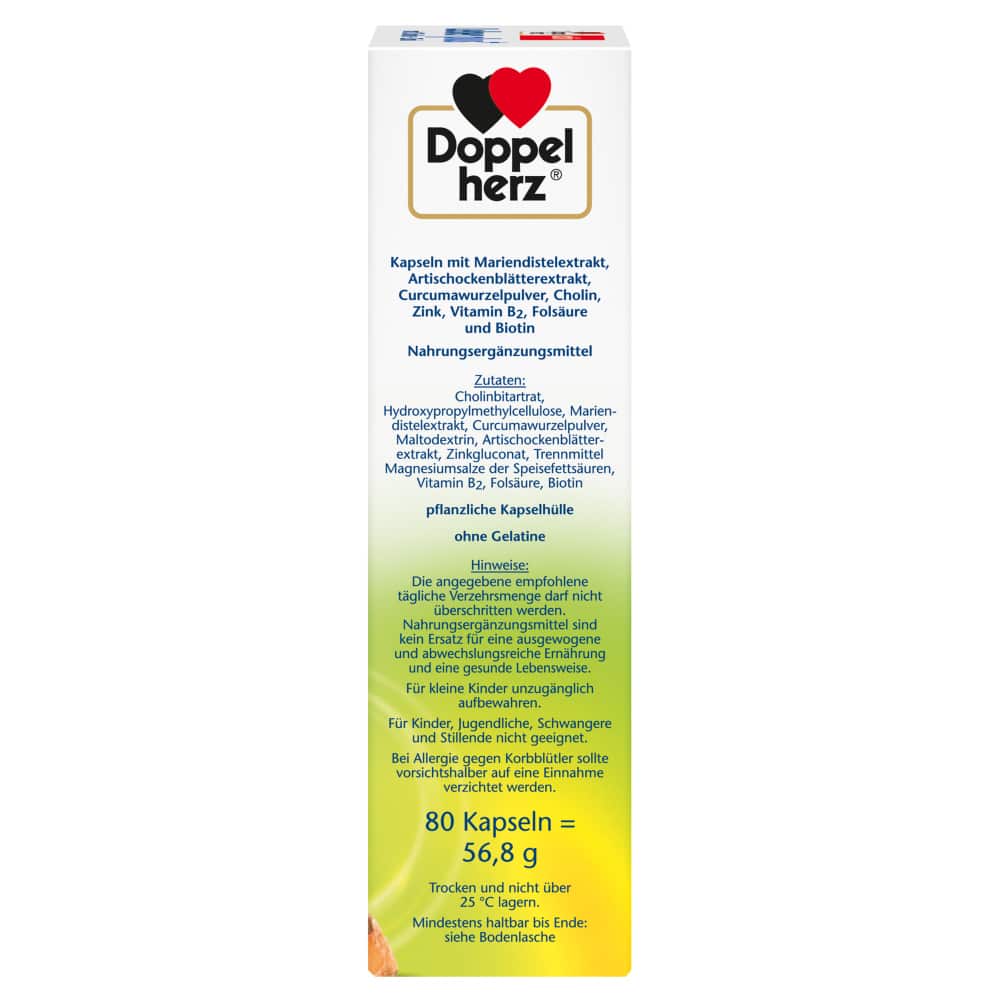 Doppelherz aktiv Leber plus 80 St Kapseln